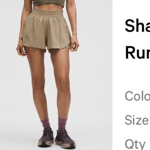 Lululemon Shake It Out Shorts 2.5” SIZE LARGE